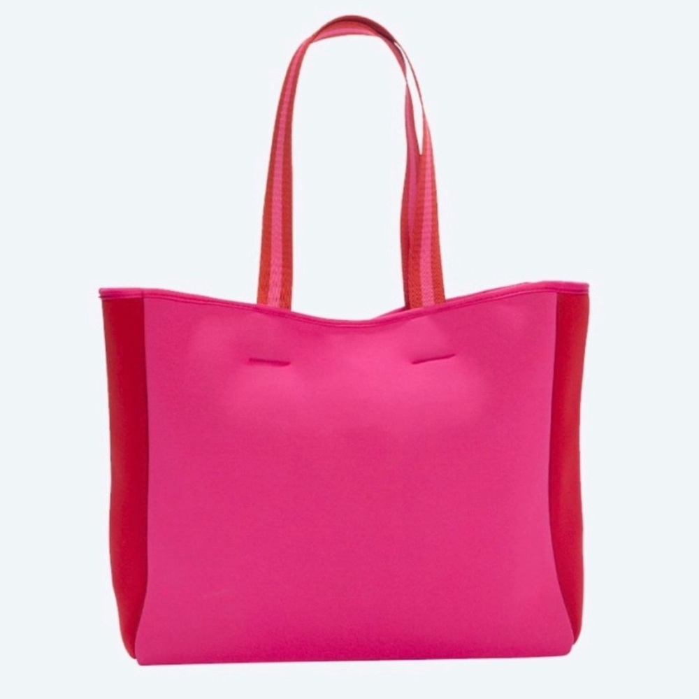 SUMMERSALT pink neoprene beach bag NWOT